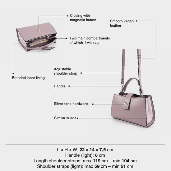 Handbag LINDA - LAVENDER