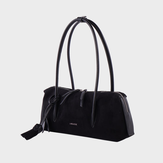 Borsa a spalla LIVIA - BLACK SILVER