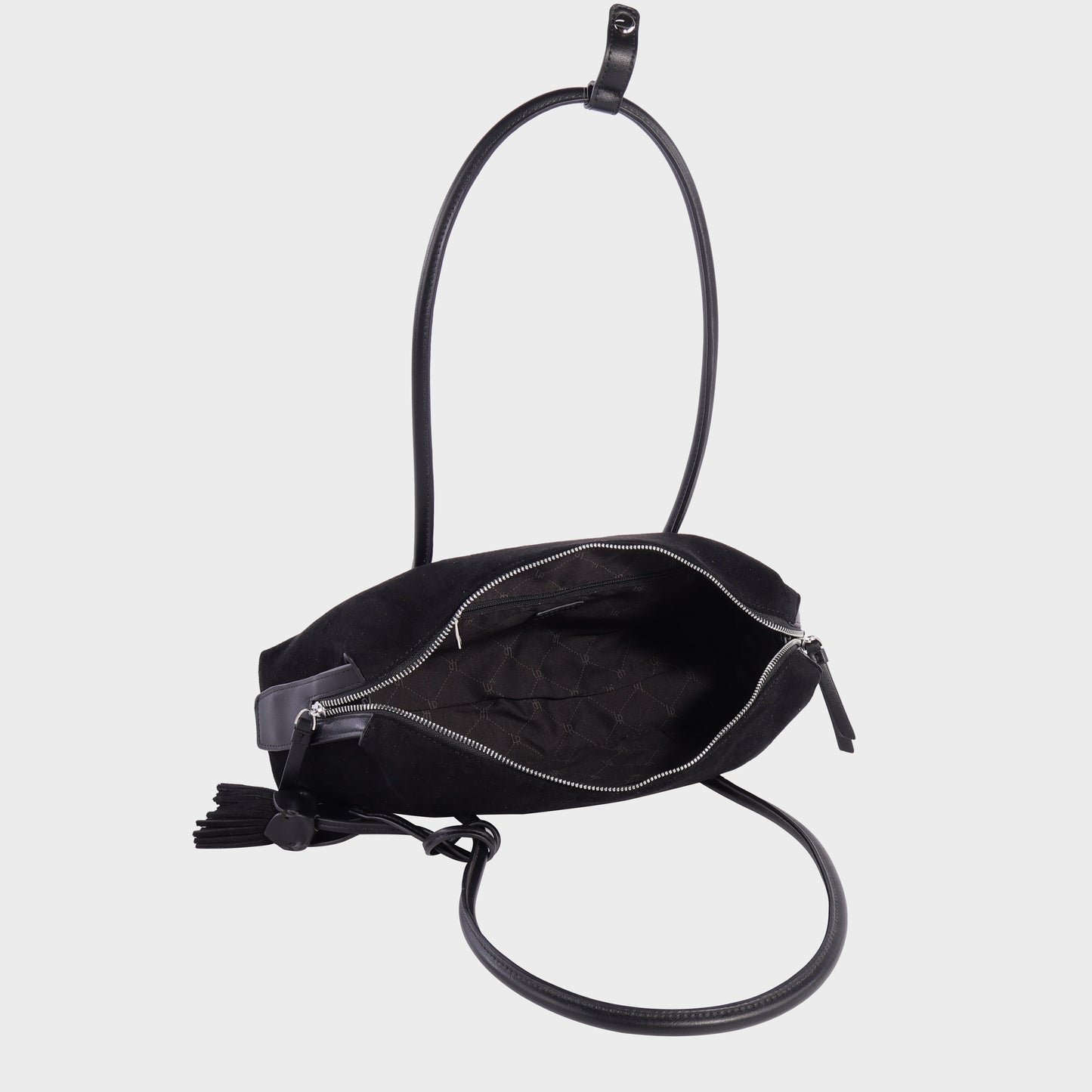 Borsa a spalla LIVIA - BLACK SILVER