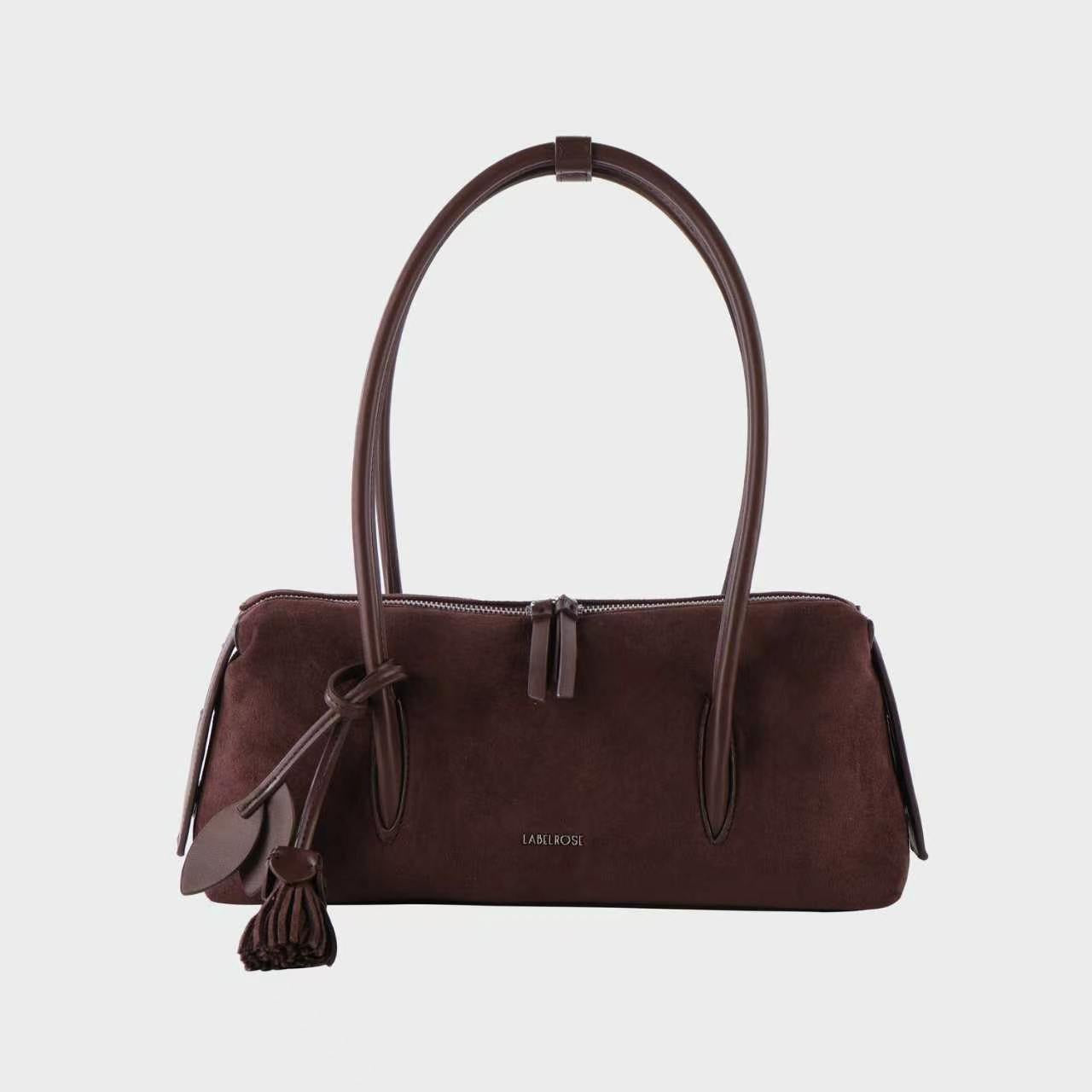 Borsa a spalla LIVIA - CACAO