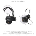 LONGUETTE Shoulder Bag - BLACK GOLD