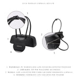 Bolso de hombro LONGUETTE- BLACK SILVER