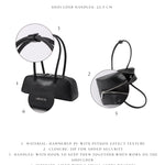Bolso de hombro LONGUETTE- BLACK SILVER