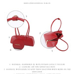 Shoulder bag LONGUETTE- RED