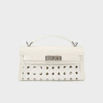 Borsa a mano FRANCESCA INTRECCIATA - WHITE