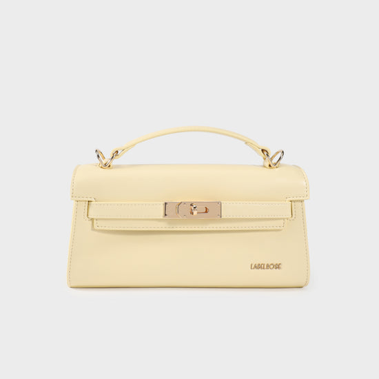 Borsa a mano FRANCESCA - SOFT YELLOW