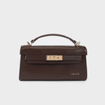 Borsa a mano FRANCESCA - CHOCOLATE