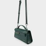 Borsa a mano FRANCESCA - FOREST GREEN