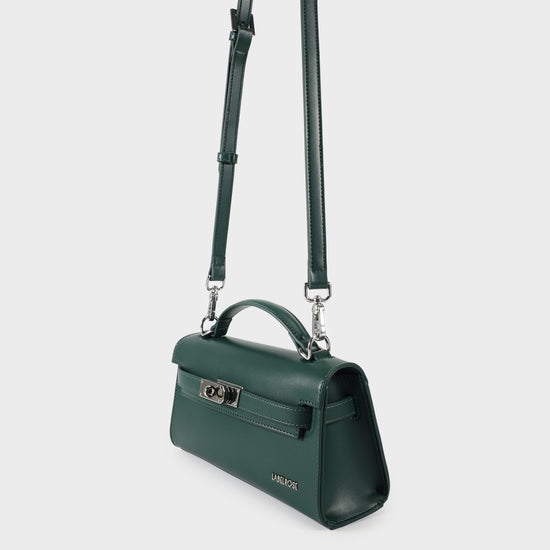 Borsa a mano FRANCESCA - FOREST GREEN