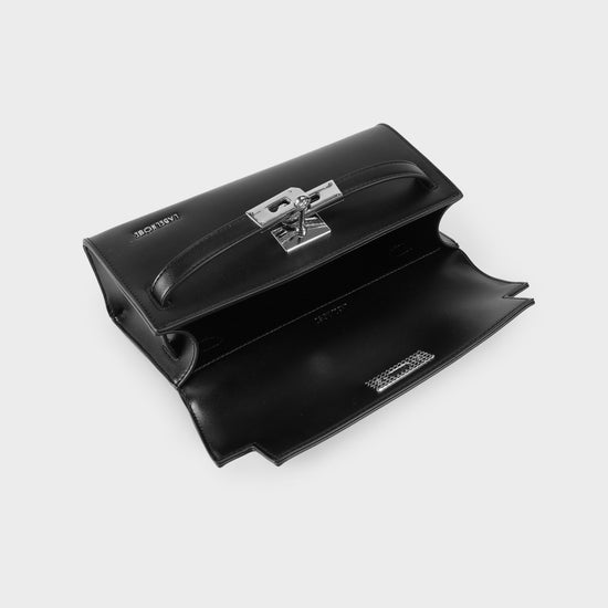 Borsa a mano FRANCESCA - JET BLACK SILVER