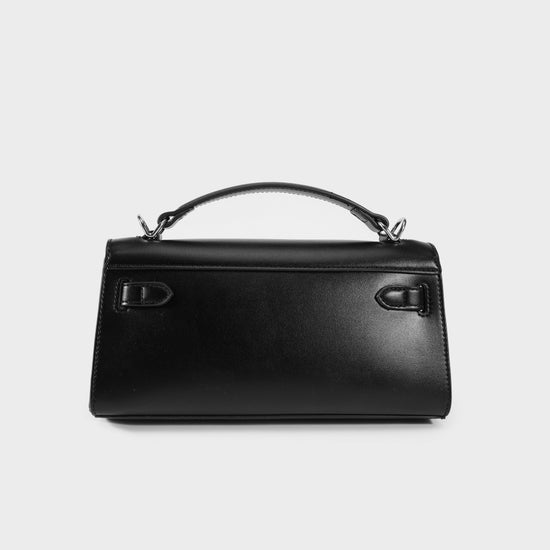 Borsa a mano FRANCESCA - JET BLACK SILVER
