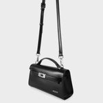 Borsa a mano FRANCESCA - JET BLACK SILVER