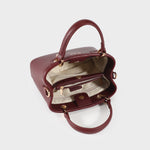 Borsa a mano MARGOT SMALL SUMMER - BURGUNDY