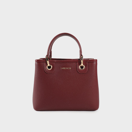 Borsa a mano MARGOT SMALL SUMMER - BURGUNDY