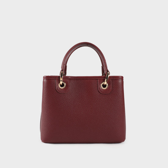 Borsa a mano MARGOT SMALL SUMMER - BURGUNDY