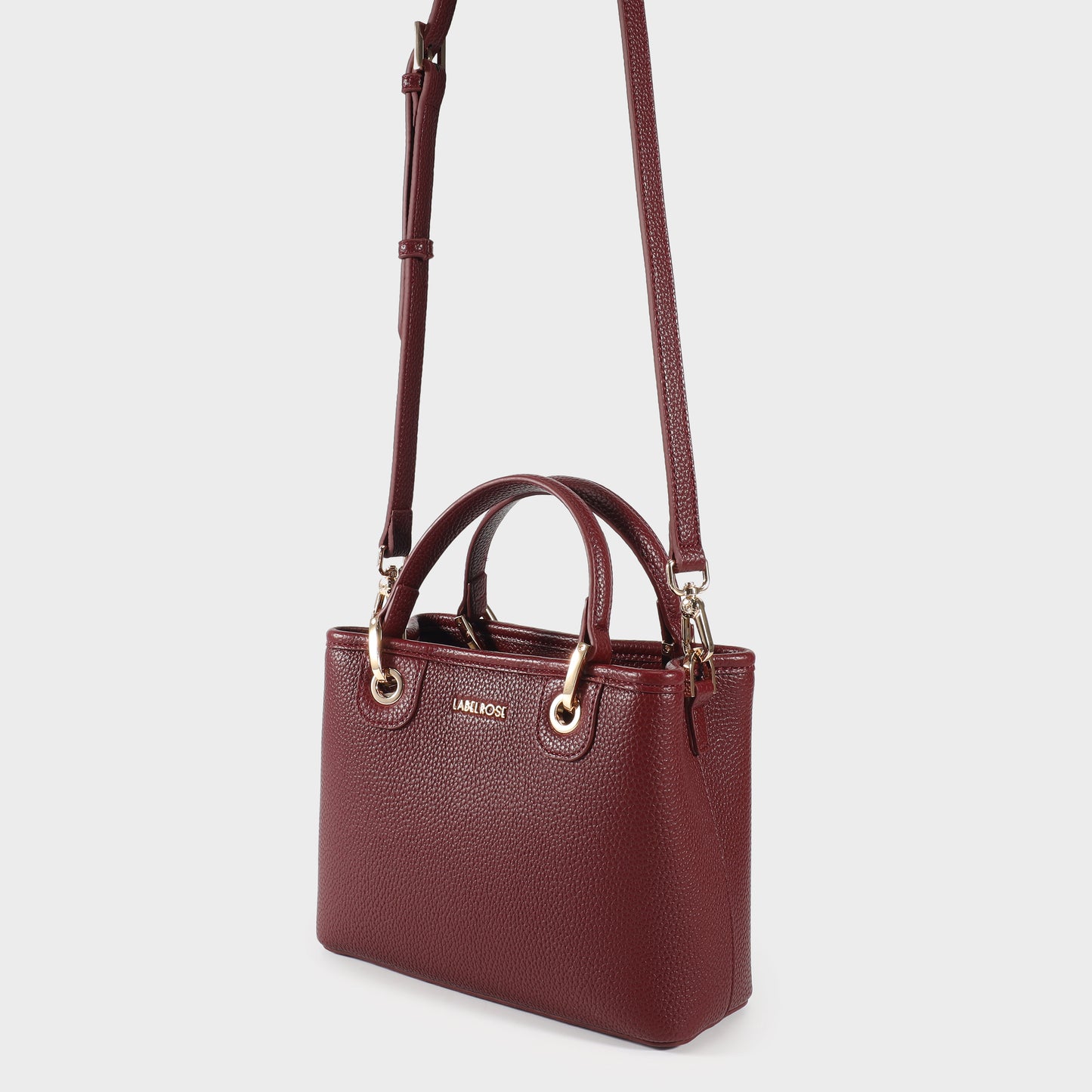 Borsa a mano MARGOT SMALL SUMMER - BURGUNDY
