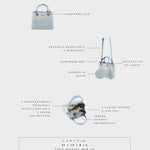 Bolso de mano MARGOT SMALL DENIM LE - LIGHT WASH