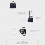 Bolso de mano MARGOT SMALL DENIM LE - INDIGO