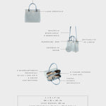 Bolso de mano MARGOT BIG DENIM LE - LIGHT WASH