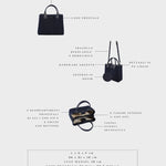 Bolso de mano MARGOT BIG DENIM LE - ÍNDIGO