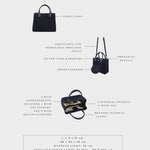 Bolso de mano MARGOT BIG DENIM LE - ÍNDIGO