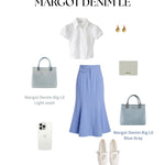 Bolso de mano MARGOT BIG DENIM LE - LIGHT WASH