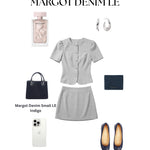 Bolso de mano MARGOT SMALL DENIM LE - INDIGO