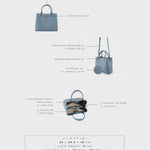 Borsa a mano MARGOT BIG SUMMER - SKY BLUE