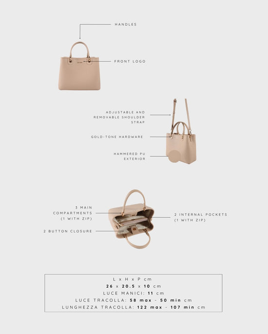 MARGOT BIG SUMMER Handbag - BEIGE
