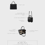 Borsa a mano MARGOT BIG SUMMER -  BLACK SILVER