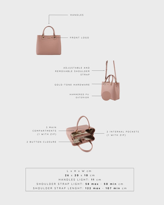 MARGOT BIG SUMMER Handbag - DESERT ROSE