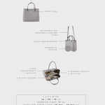 Borsa a mano MARGOT BIG SUMMER - FOGGY BLUE