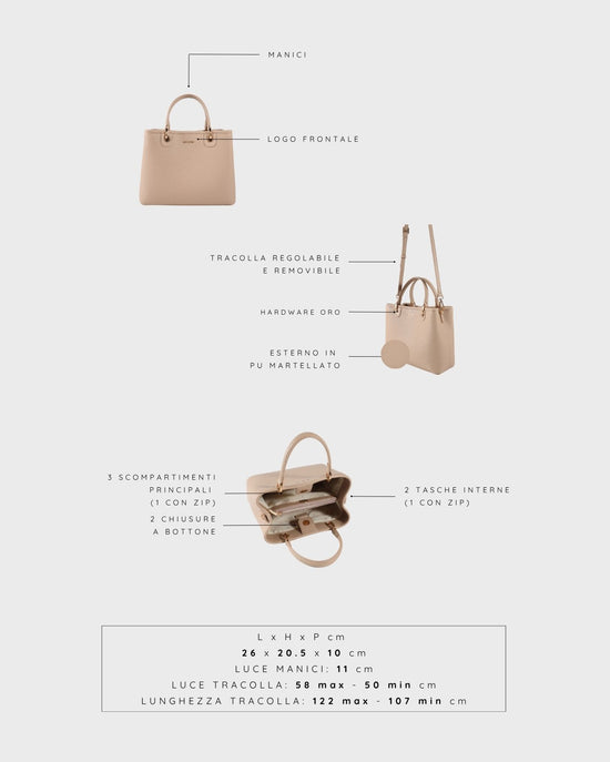 MARGOT BIG SUMMER Handbag - BEIGE