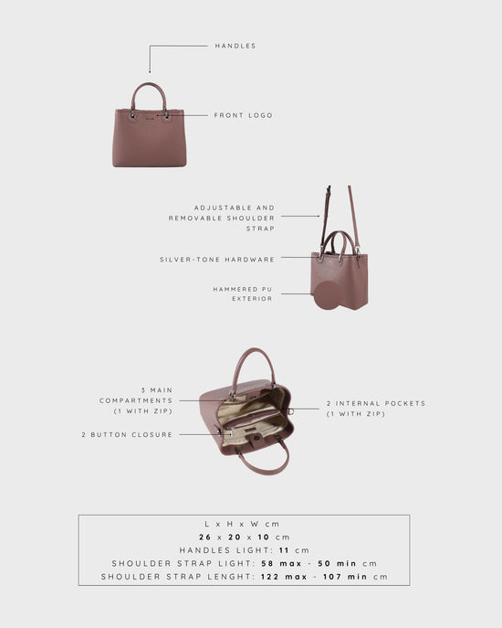 MARGOT BIG SUMMER Handbag - MAUVE