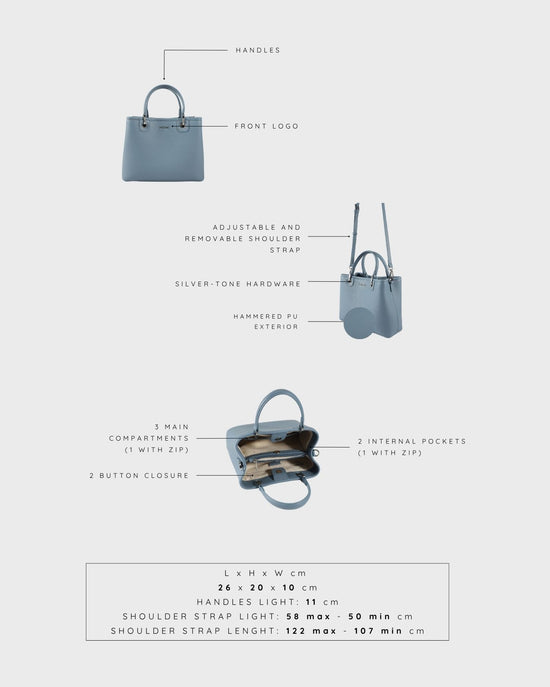 MARGOT BIG SUMMER Handbag - SKY BLUE