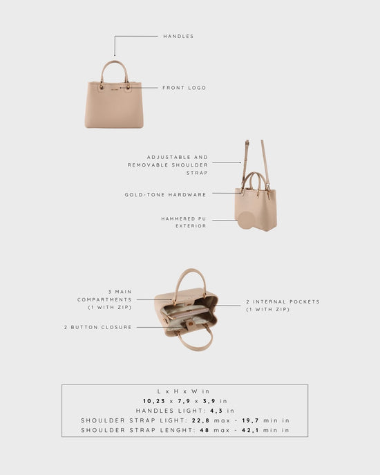 MARGOT BIG SUMMER Handbag - BEIGE