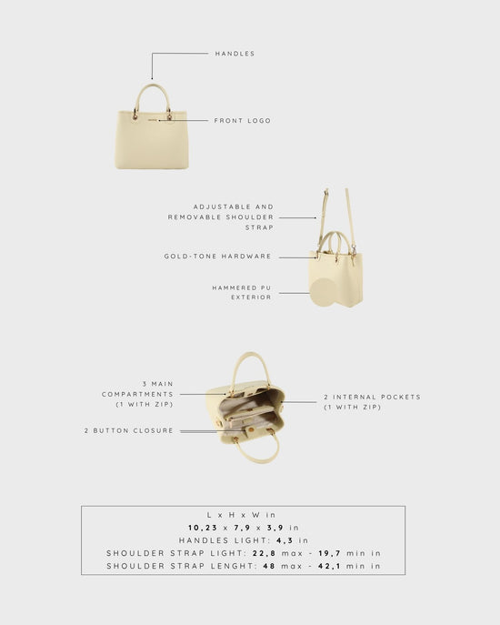 MARGOT BIG SUMMER Handbag - BUTTER YELLOW