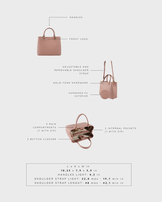 MARGOT BIG SUMMER Handbag - DESERT ROSE