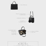 Borsa a mano MARGOT BIG SUMMER -  BLACK SILVER