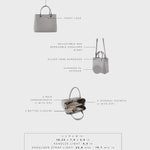 Borsa a mano MARGOT BIG SUMMER - FOGGY BLUE