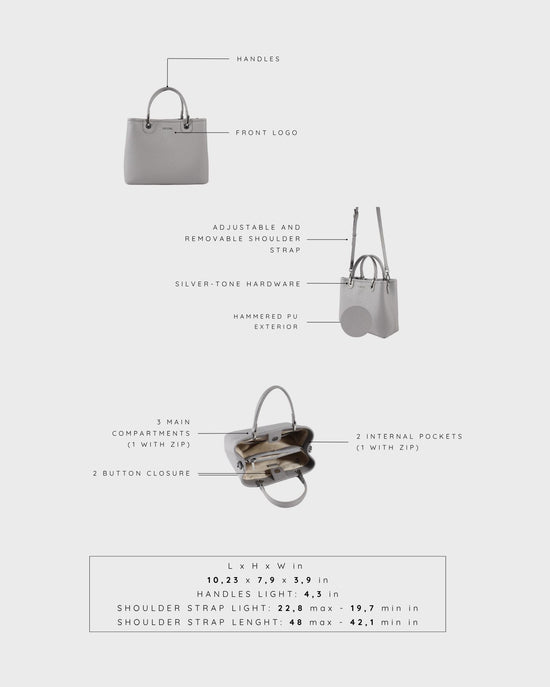 MARGOT BIG SUMMER Handbag - FOGGY BLUE