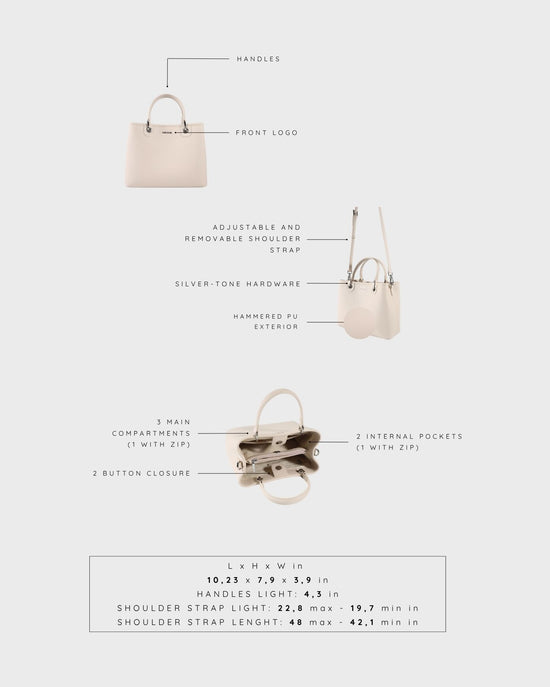 MARGOT BIG SUMMER Handbag - IVORY