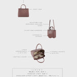 Borsa a mano MARGOT BIG SUMMER - MAUVE