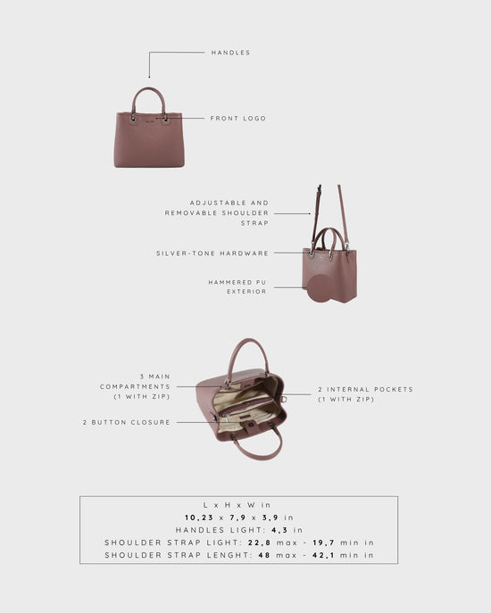 MARGOT BIG SUMMER Handbag - MAUVE