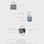 Borsa a mano MARGOT BIG SUMMER - SKY BLUE