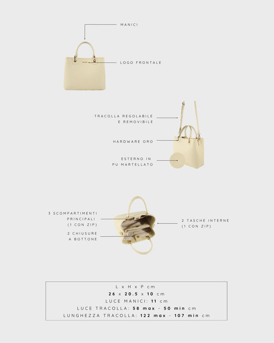 MARGOT BIG SUMMER Handbag - BUTTER YELLOW