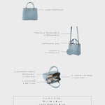 Borsa a mano MARGOT SMALL SUMMER - SKY BLUE