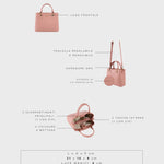 Borsa a mano MARGOT SMALL SUMMER - SUNSET PINK