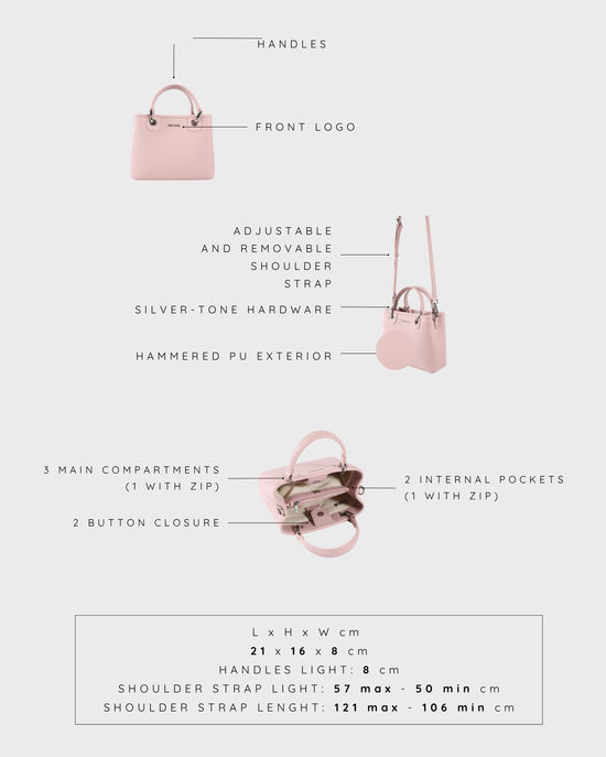 Borsa a mano MARGOT SMALL SUMMER - ICE ROSE