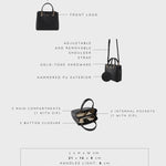 Borsa a mano MARGOT SMALL SUMMER - BLACK GOLD